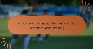 3-4-3 Attacking Transition from the 4-1-2-1-2 Formation: Width, Pressing