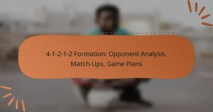 4-1-2-1-2 Formation: Opponent Analysis, Match-Ups, Game Plans