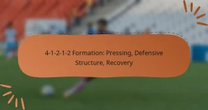 4-1-2-1-2 Formation: Pressing, Defensive Structure, Recovery