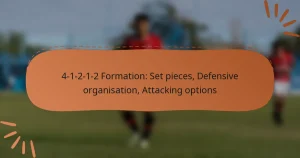 4-1-2-1-2 Formation: Set pieces, Defensive organisation, Attacking options