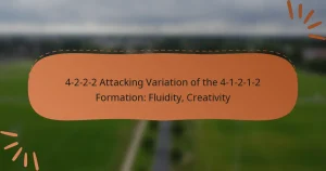 4-2-2-2 Attacking Variation of the 4-1-2-1-2 Formation: Fluidity, Creativity